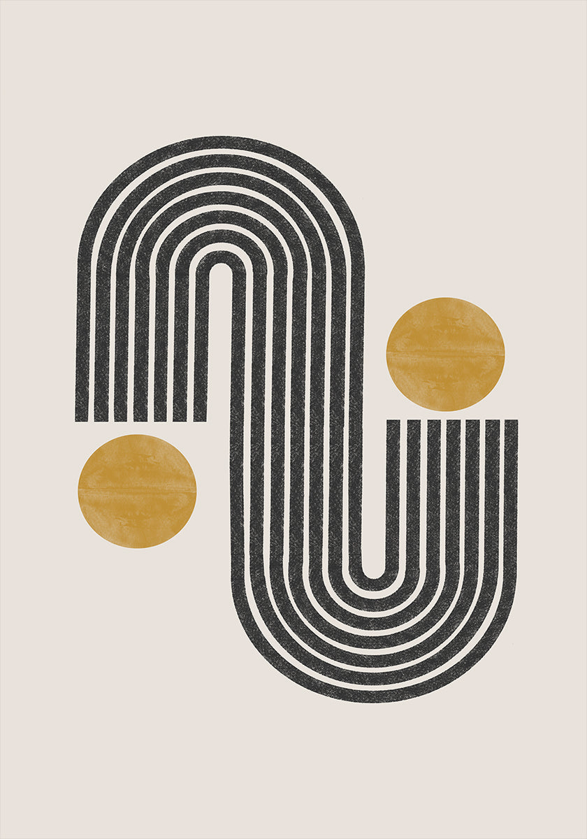 Poster di armonia curva