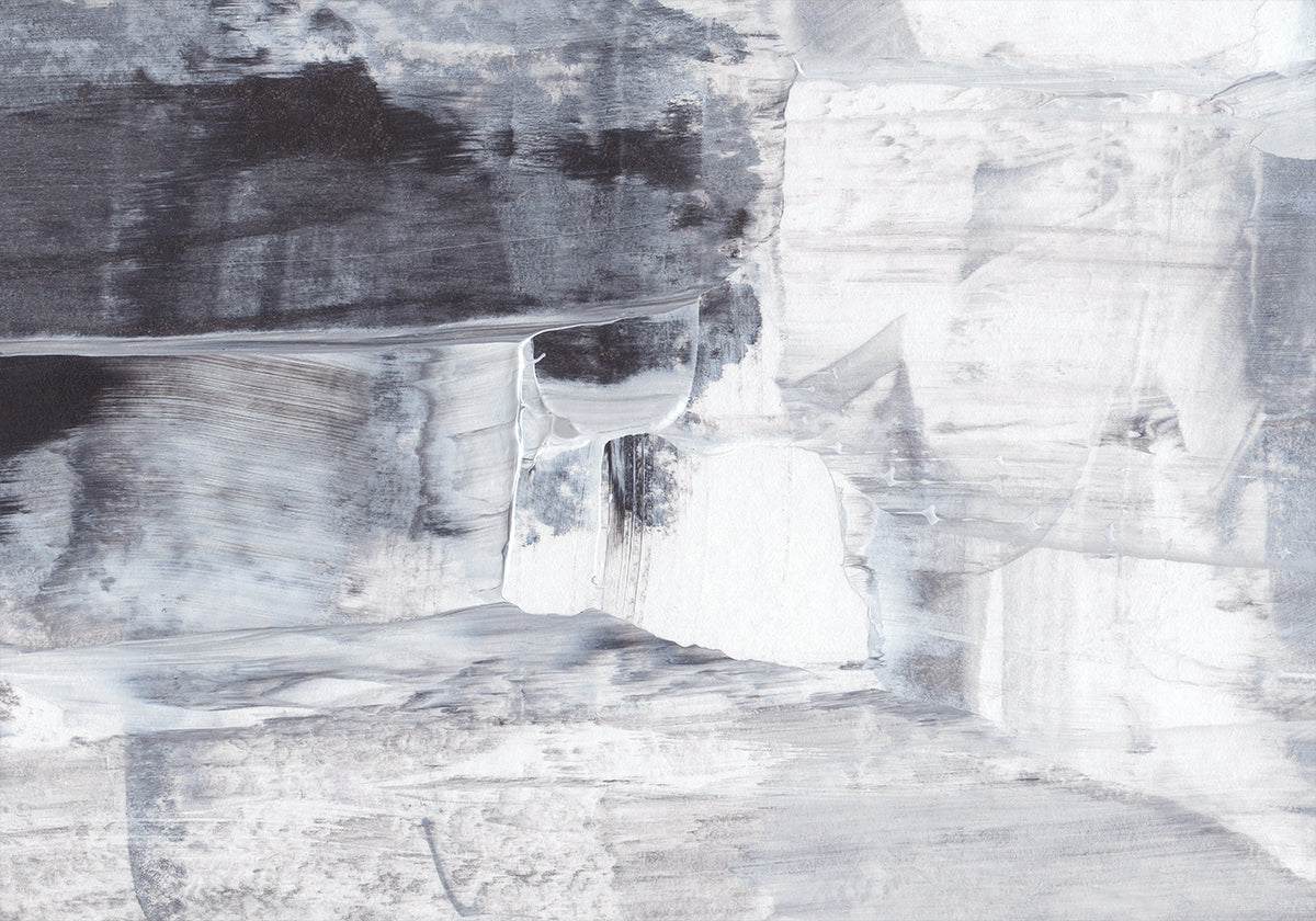 Poster di serenità monocromatica