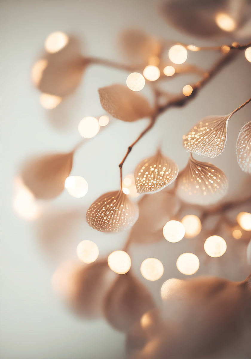 Poster di petali luminosi