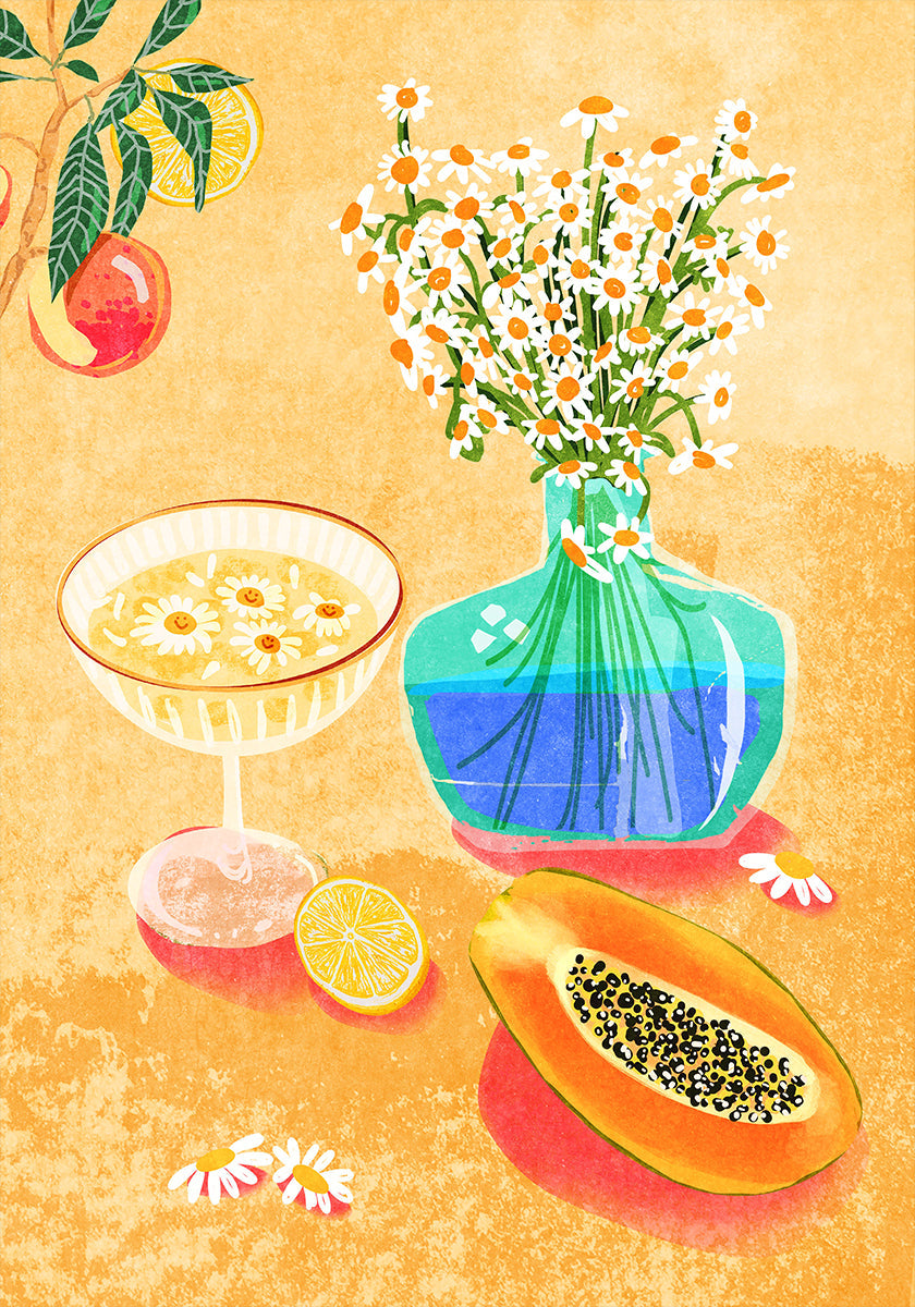 Poster di vibrazioni del giorno d'estate