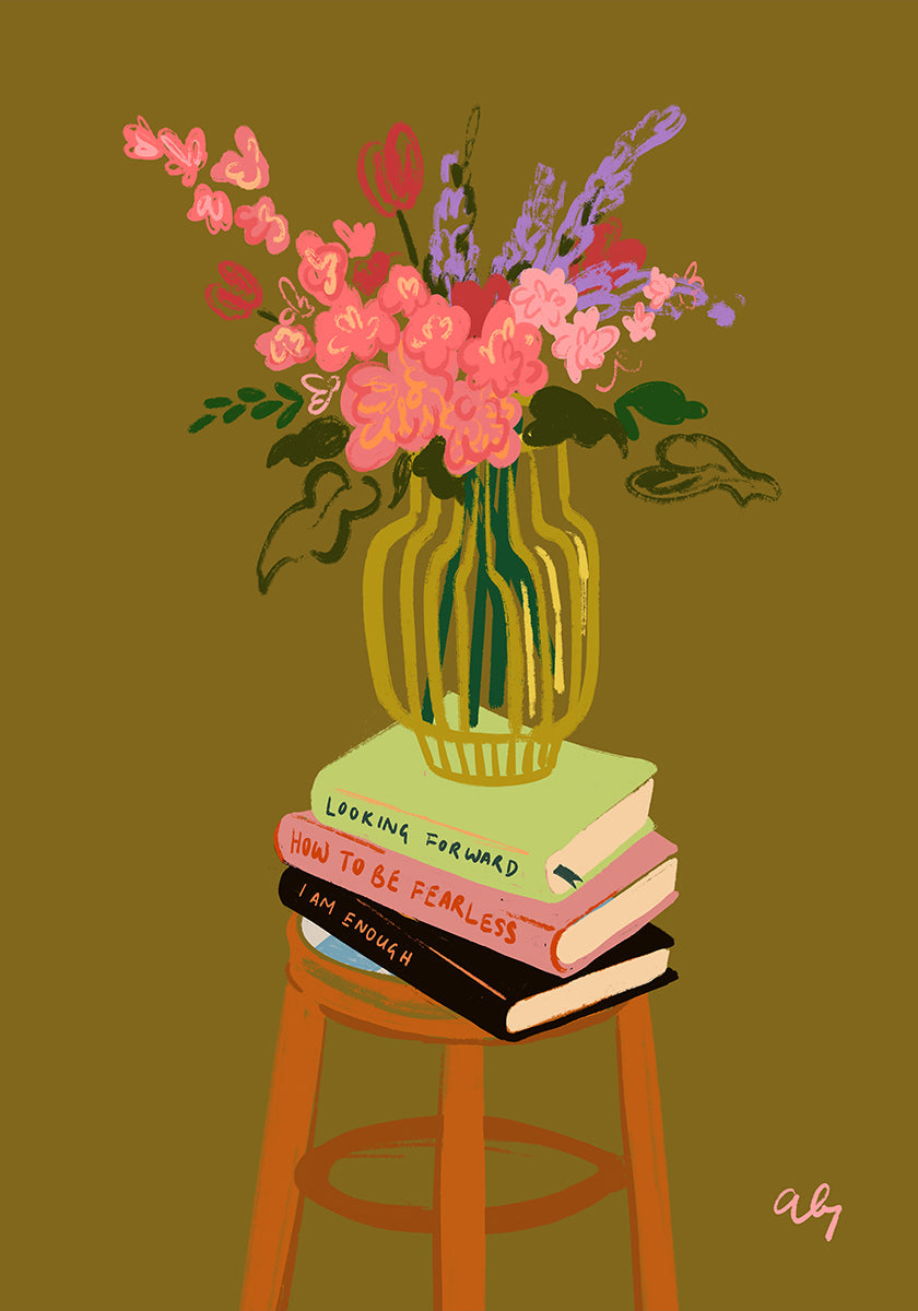 Poster di vaso floreale