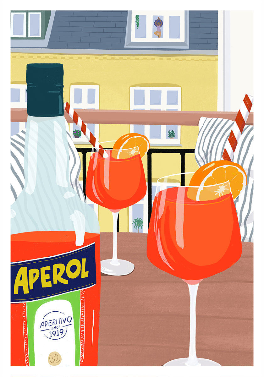 Poster "Hygge" sul balcone