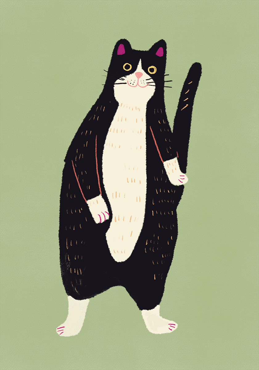 Gatto bianco e nero 02 (NUOVO)
