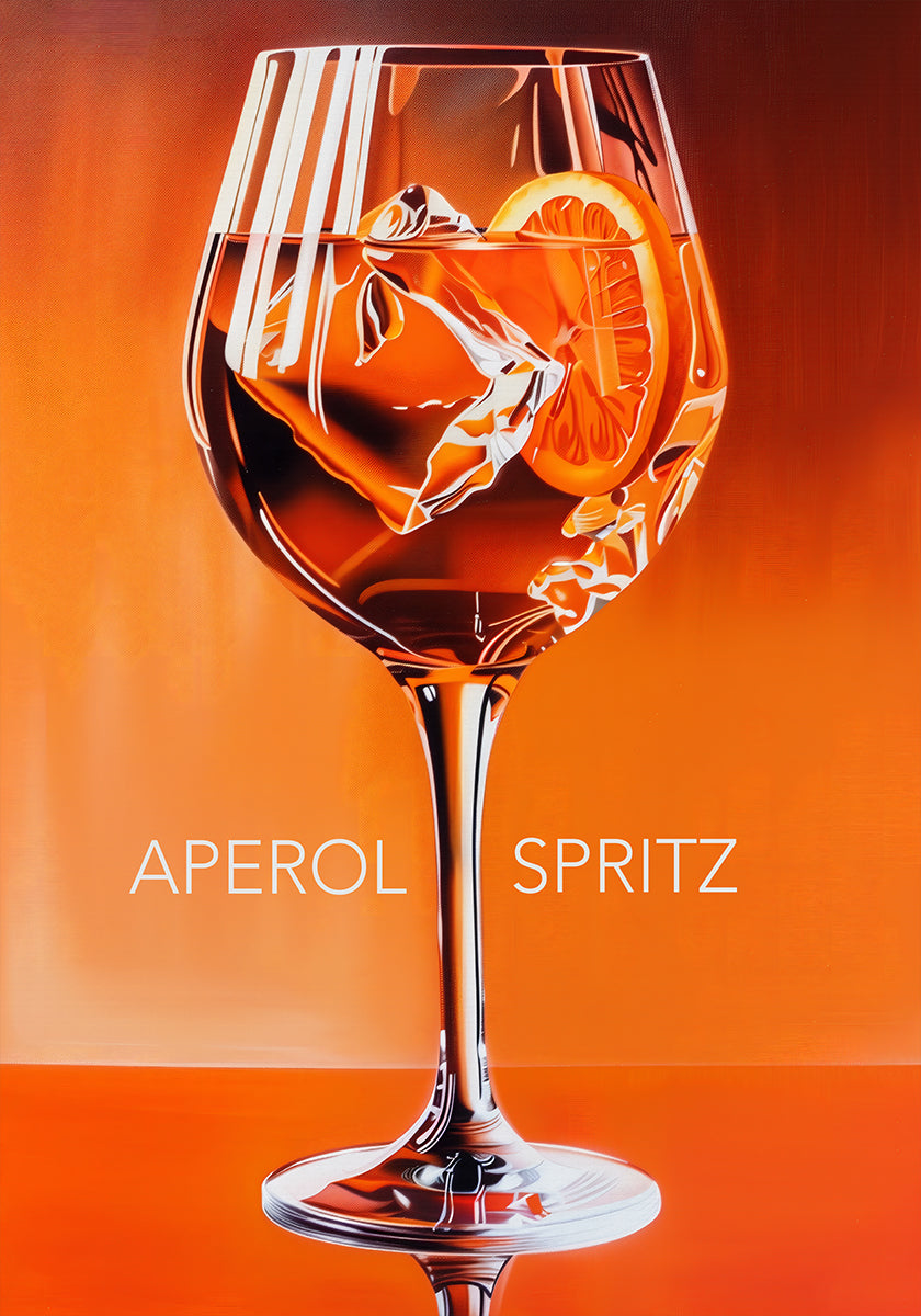 Poster Aperol Spritz arancione