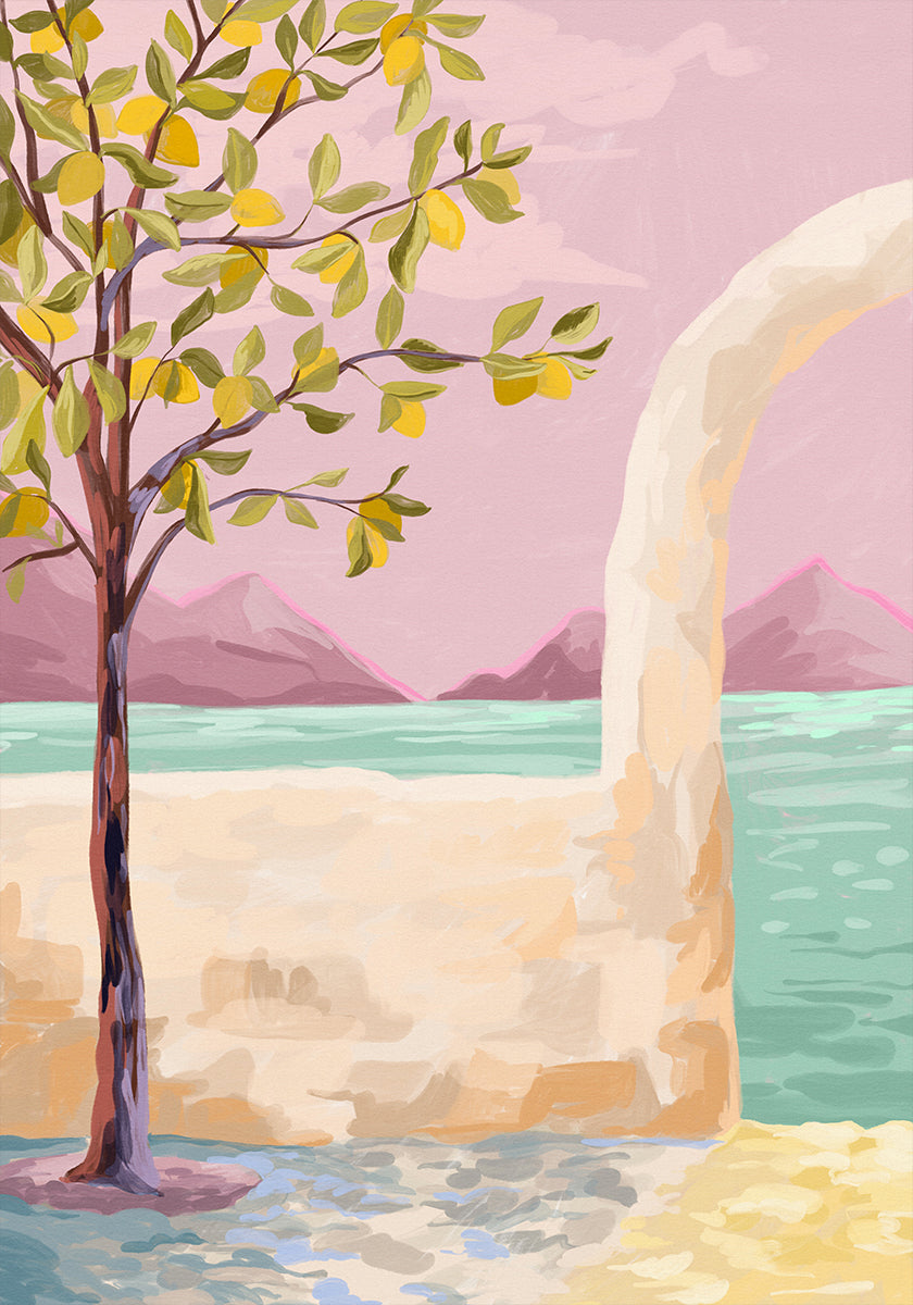 Manifesto dell'albero di limone