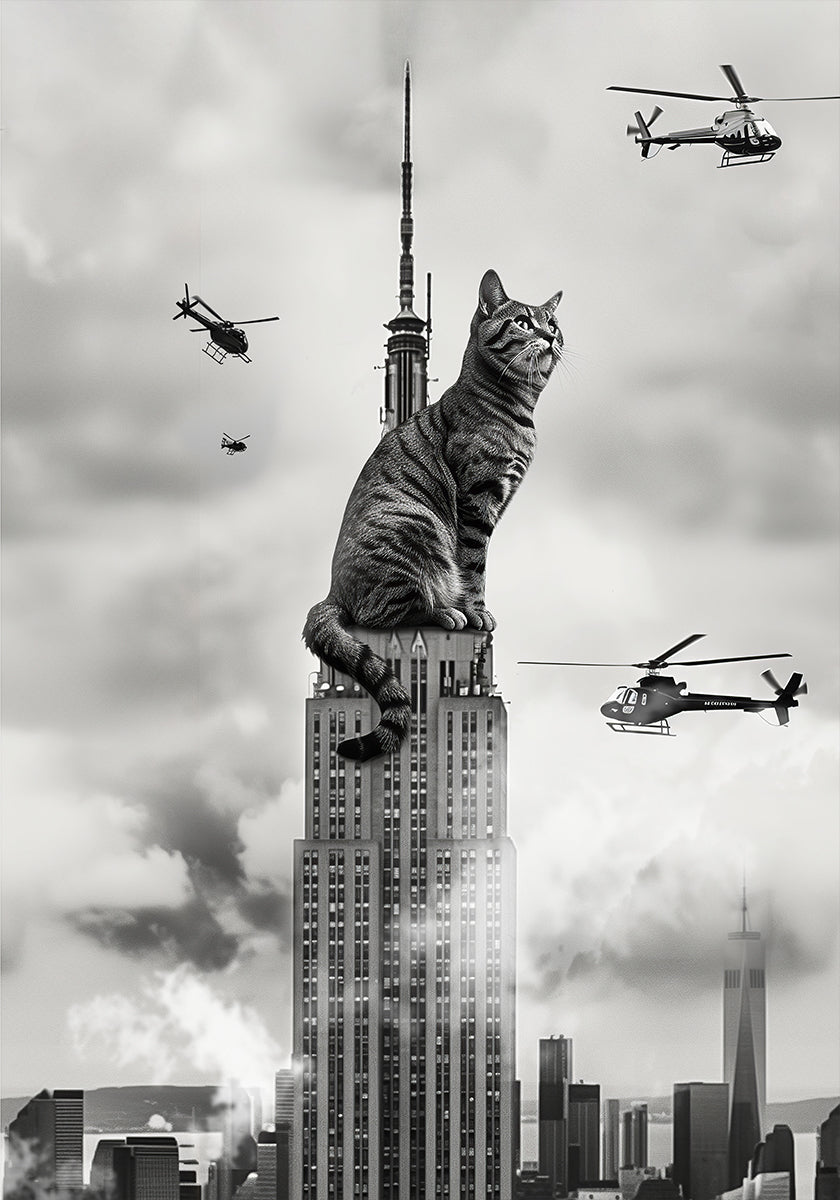 Gatto in cima Poster