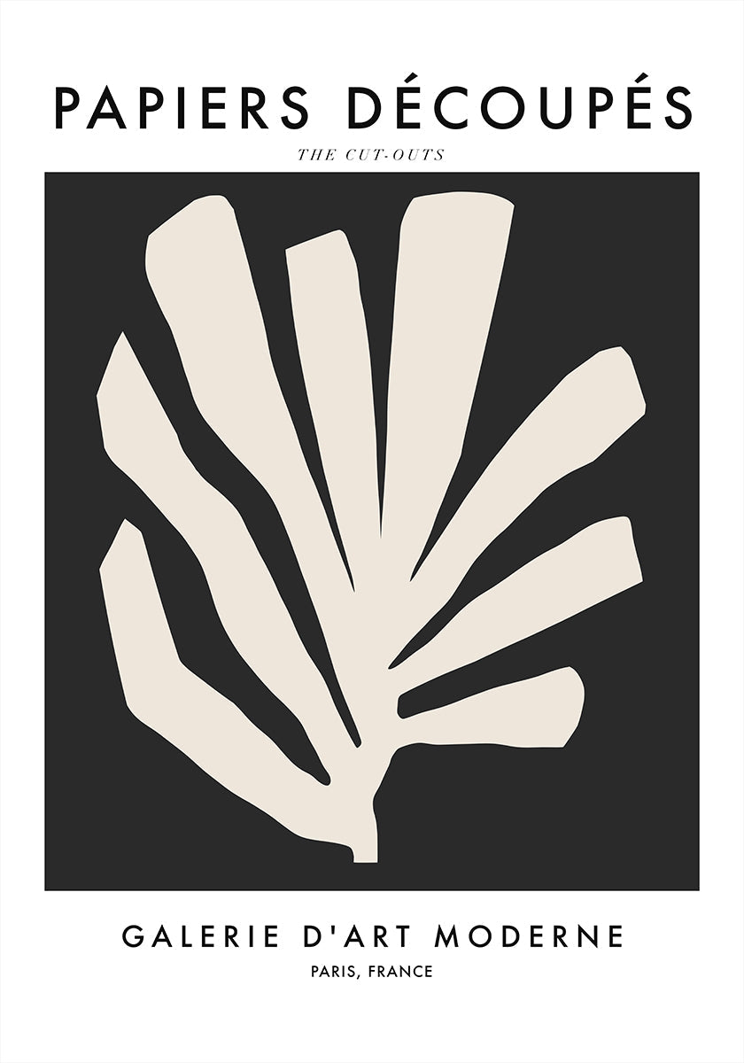 Poster di foglie sagoma