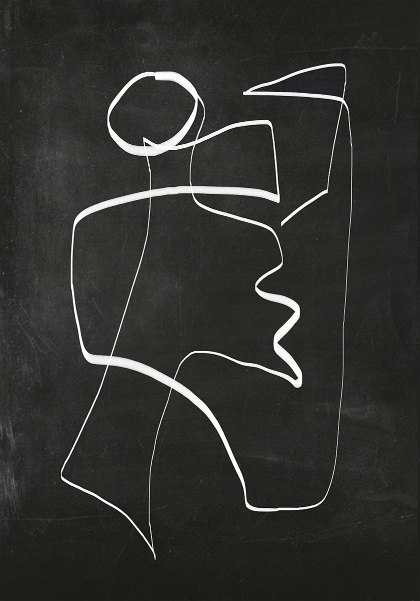 Linea astratta arte 6 2 poster