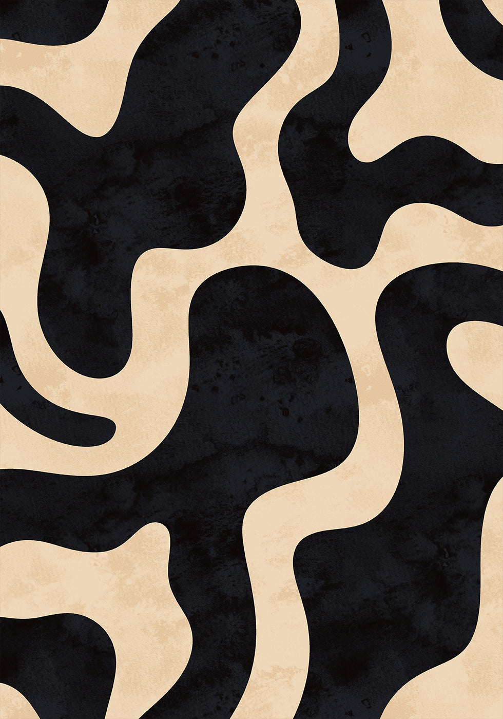 Poster di forme astratte organiche
