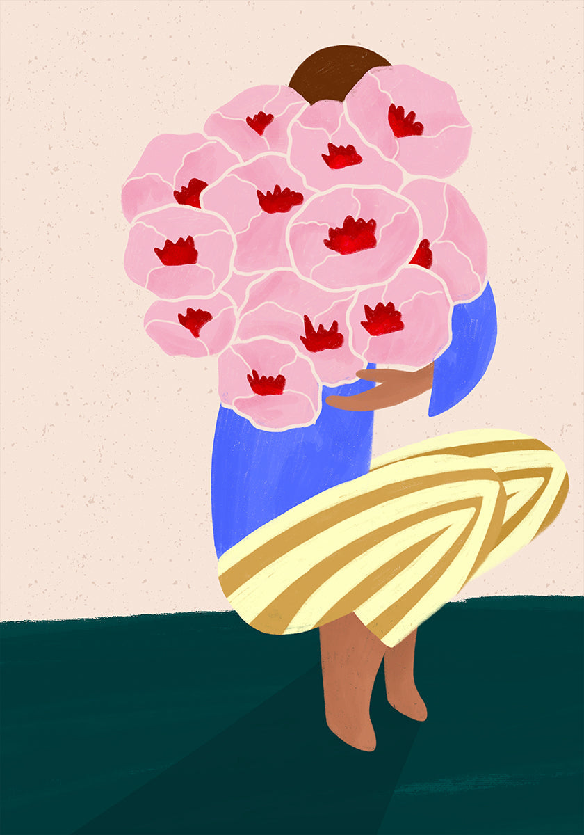 Manifesto del mazzo di fiori