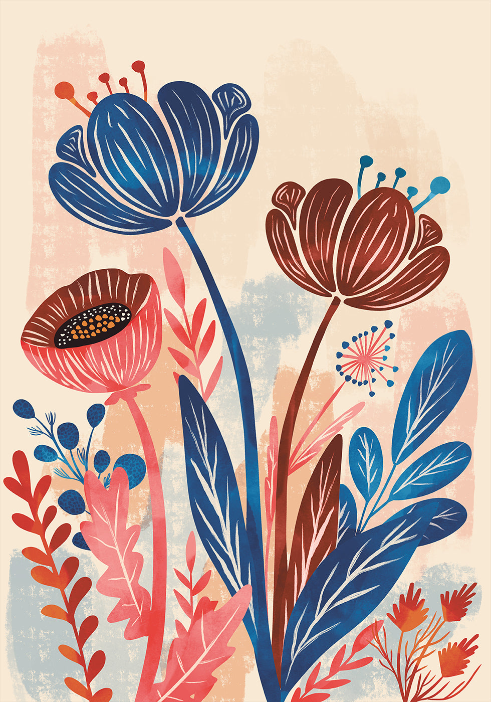 Poster di fiori favolosi