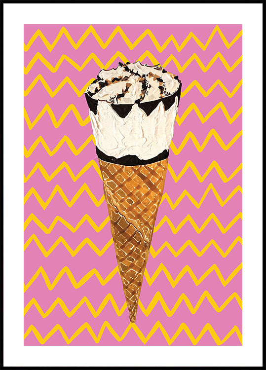 Poster Cornetto Rosa