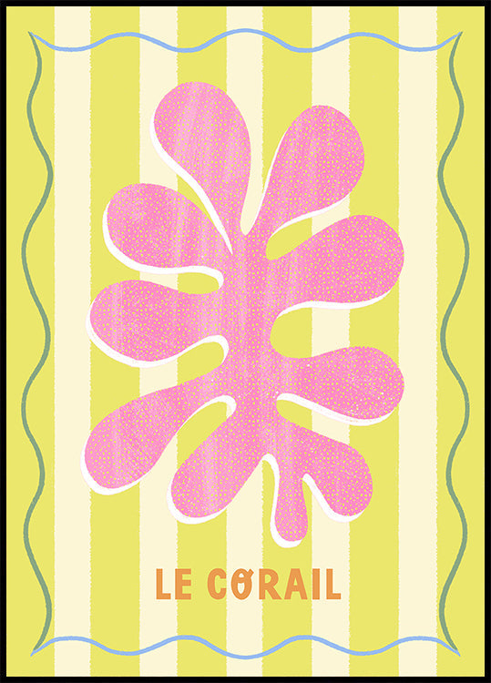 Poster Le Corail Limone/Crema