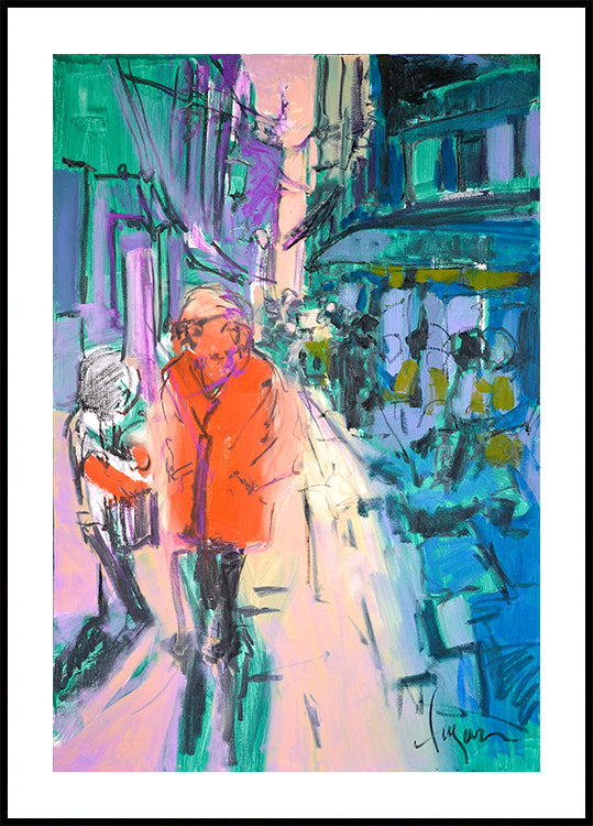 Vivida passeggiata in strada