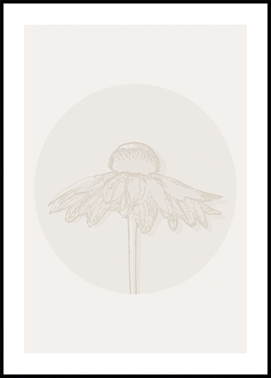 Gaillardia Bloom, poster artistico della linea botanica