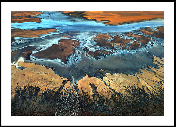 California Aerial - Poster Il deserto dall'alto