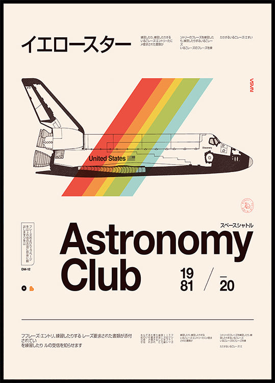 Club di astronomia ★★★ Manifesto S