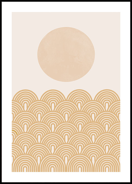 Onde del sole dorato