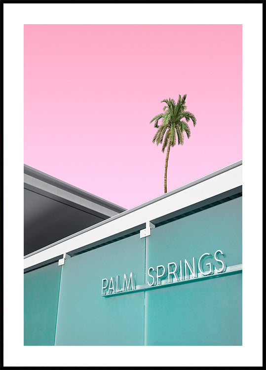 Poster di benvenuto a Palm Springs
