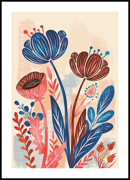 Poster di fiori favolosi