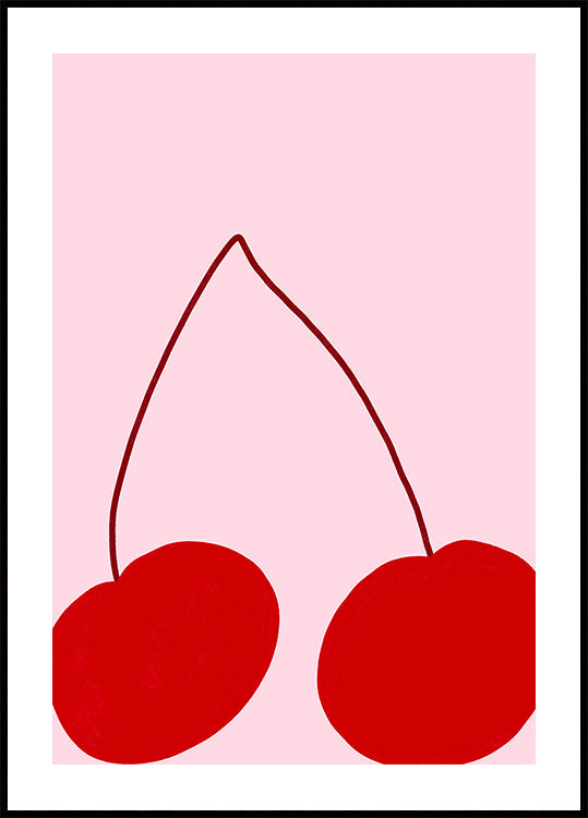 Poster di delizia del duo di ciliegie