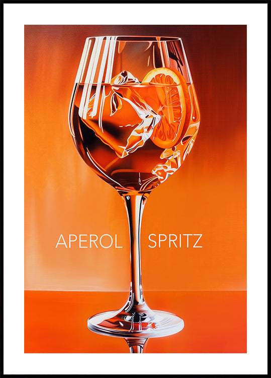 Poster Aperol Spritz arancione