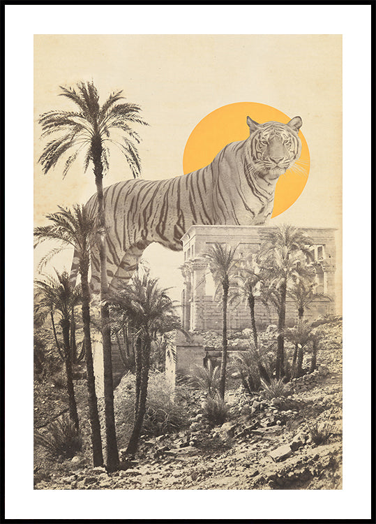 Tigre gigante in rovina