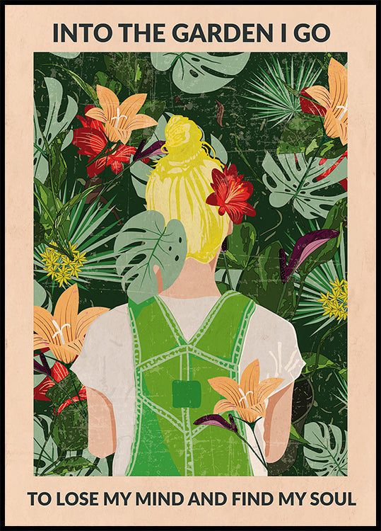 Nel giardino (bionda)