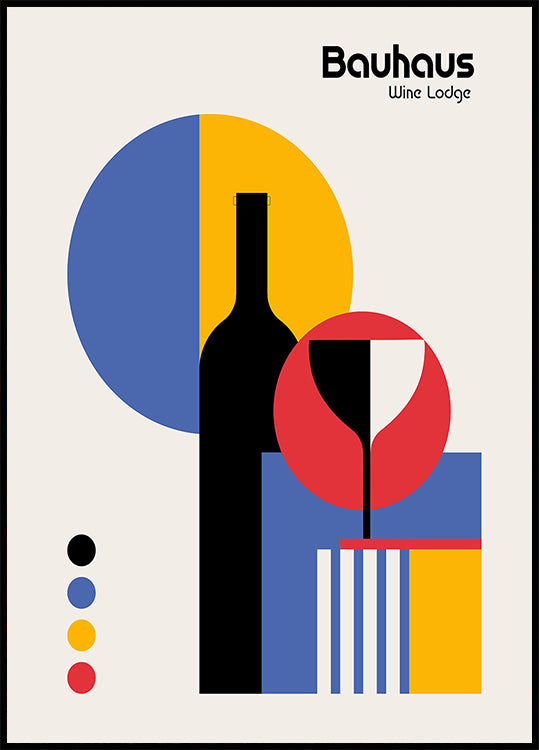 Poster della Loggia del Vino Bauhaus