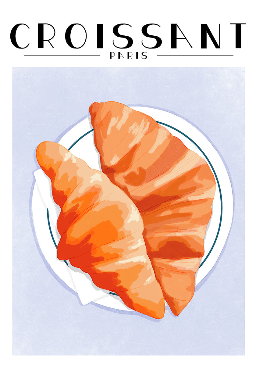 Croissant - Poster di Parigi