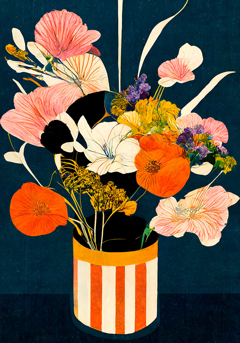 Poster di fiori vivaci
