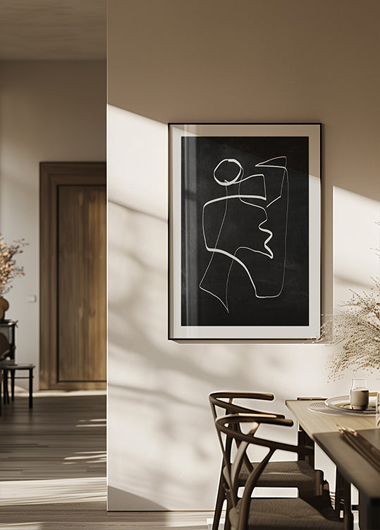 Linea astratta arte 6 2 poster