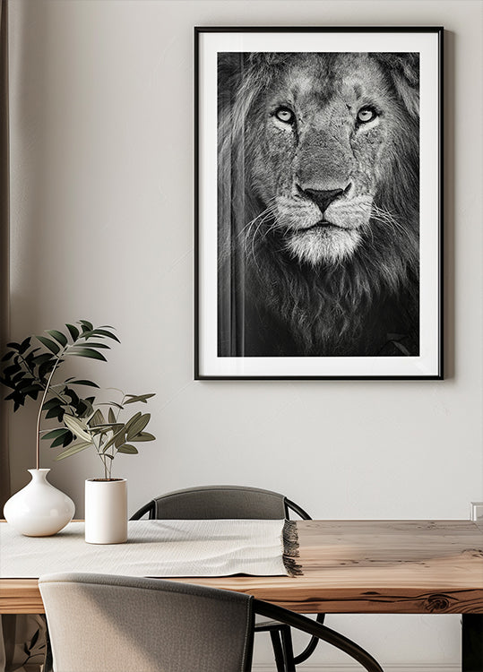 Poster con ritratto reale