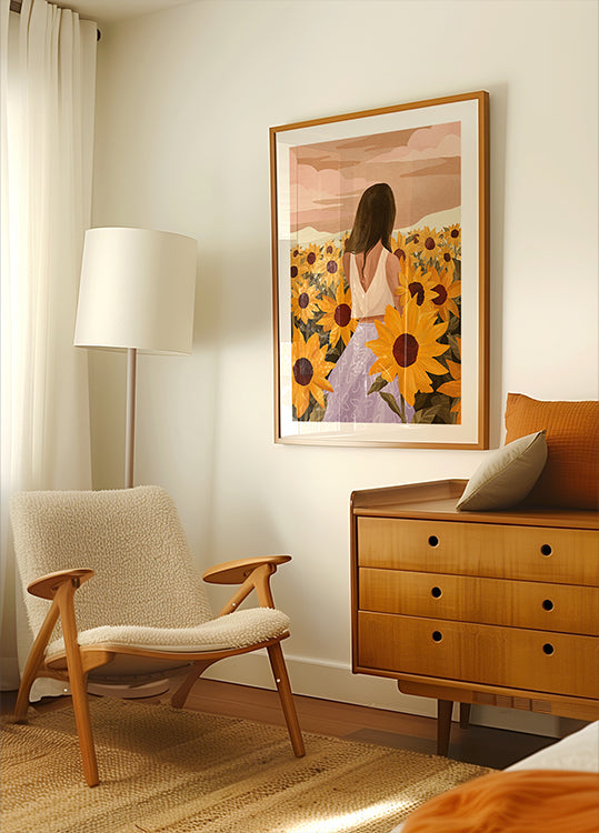 Poster delle serate di girasole