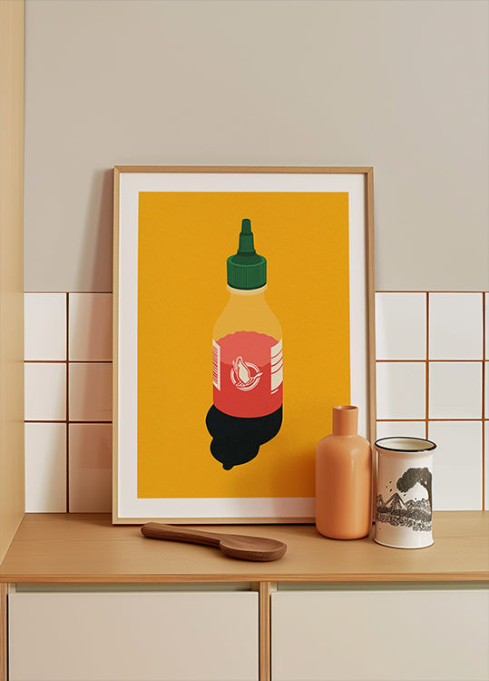 Poster di salsa di peperoncino