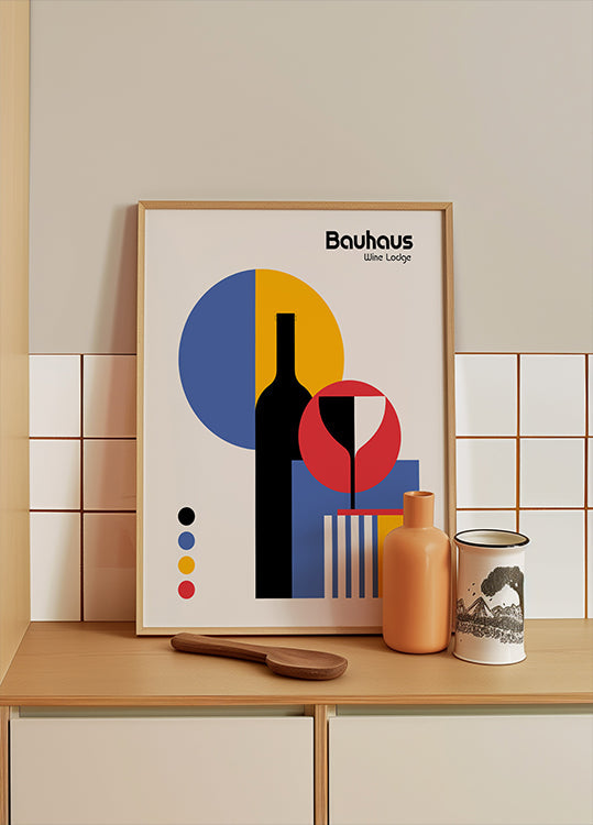 Poster della Loggia del Vino Bauhaus