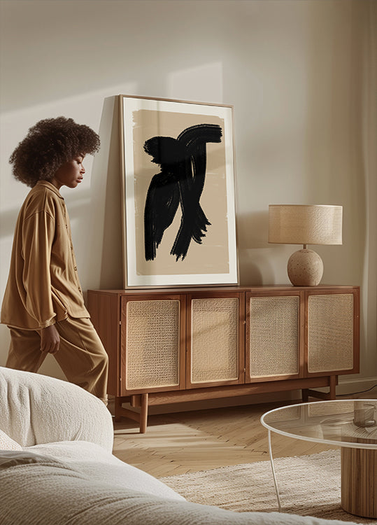 Poster di eleganza oscura