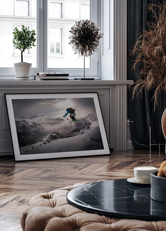 Poster di sci alpinismo