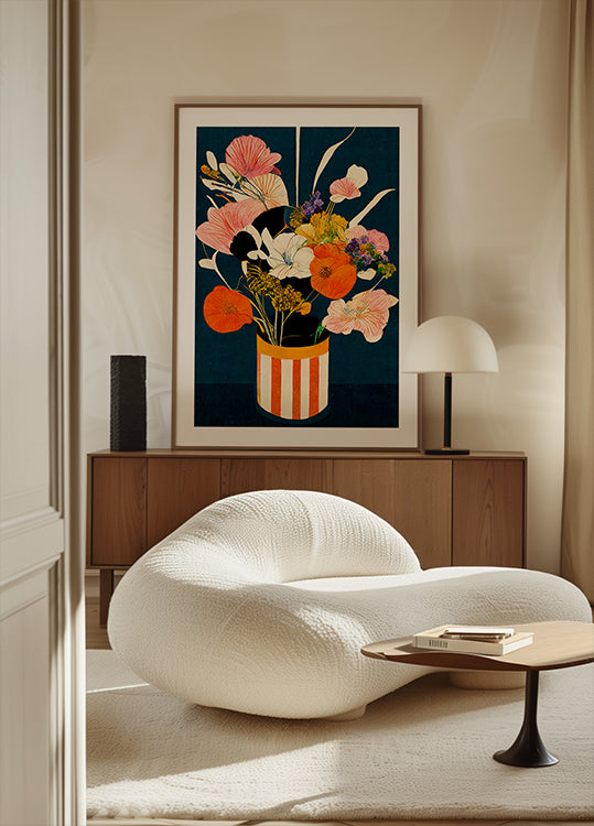 Poster di fiori vivaci