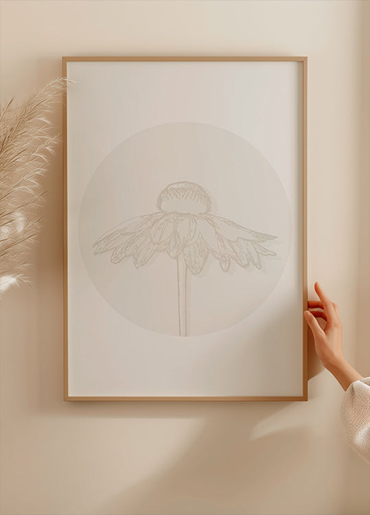 Gaillardia Bloom, poster artistico della linea botanica