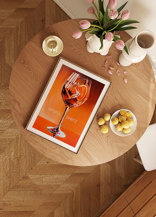 Poster Aperol Spritz arancione