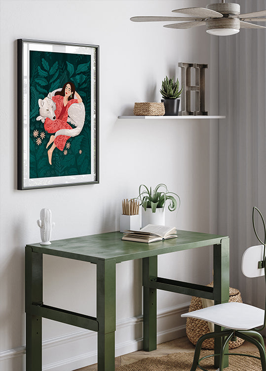 Poster del lupo polare