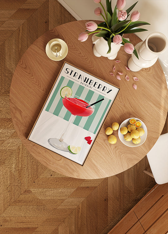 Poster Daiquiri alla fragola