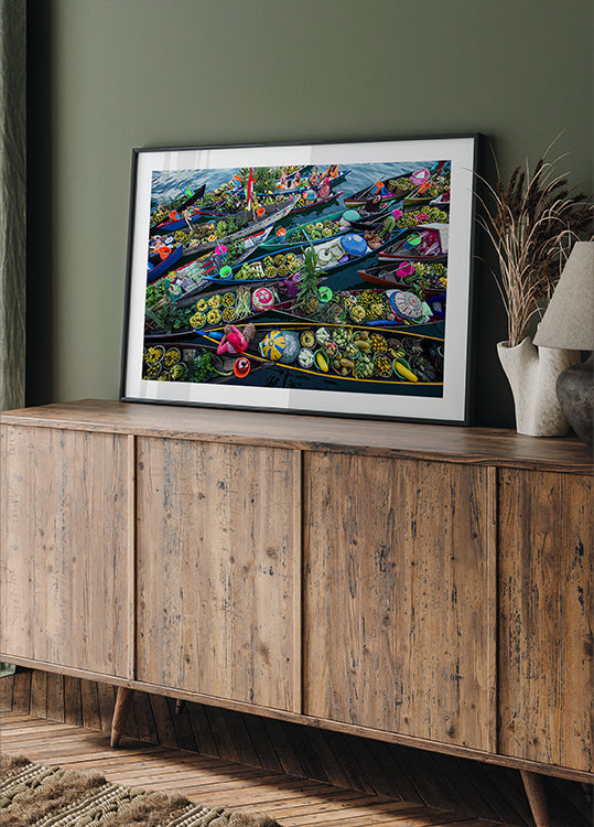 Mercato galleggiante di Banjarmasin