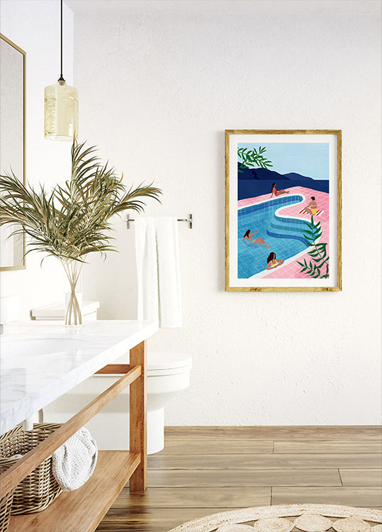 Signore della piscina