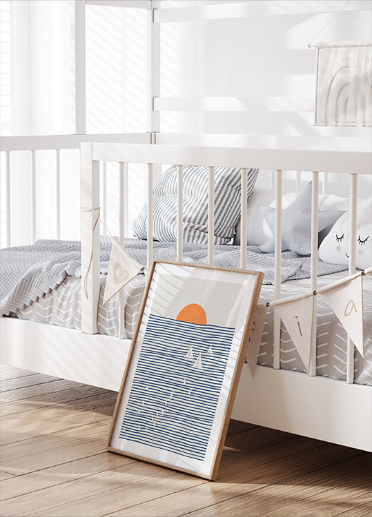 Poster delle tre vele bianche