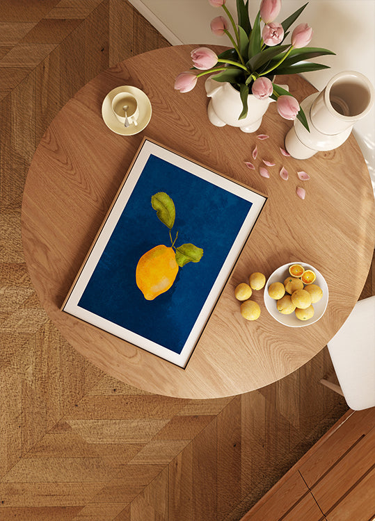 Solo un piccolo poster al limone