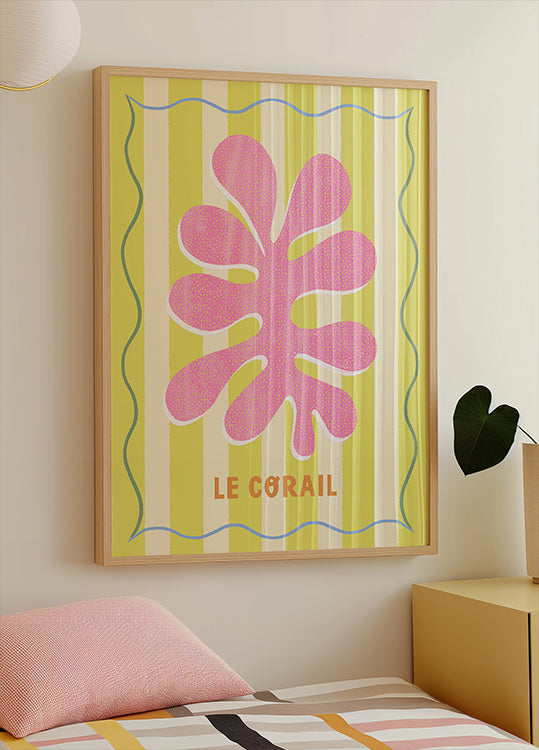 Poster Le Corail Limone/Crema