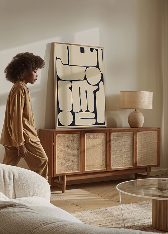 Poster con forme minimali astratte moderne 161