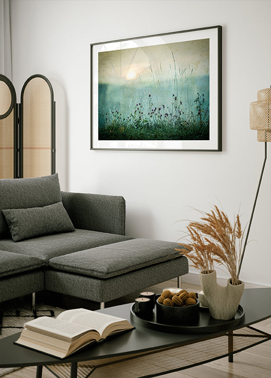 Poster dell'alba autunnale